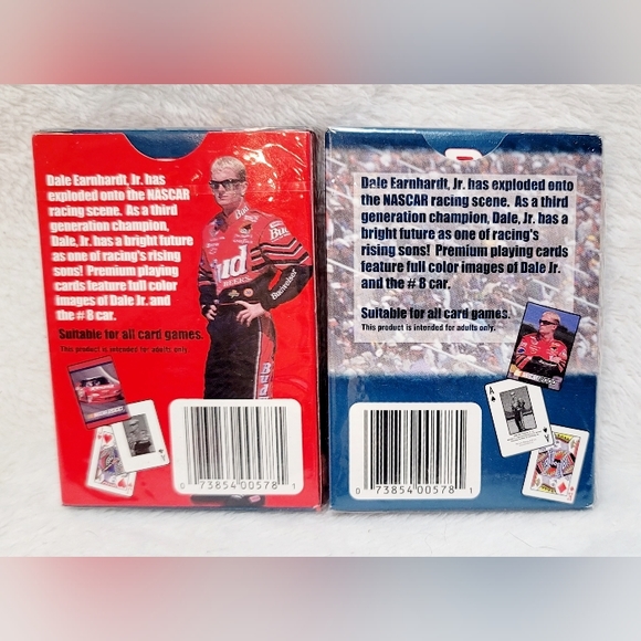 Dale Earnhardt Jr. Limited Edition NASCAR Collectible Tin w/2 Playing Card Decks - Picture 8 of 15